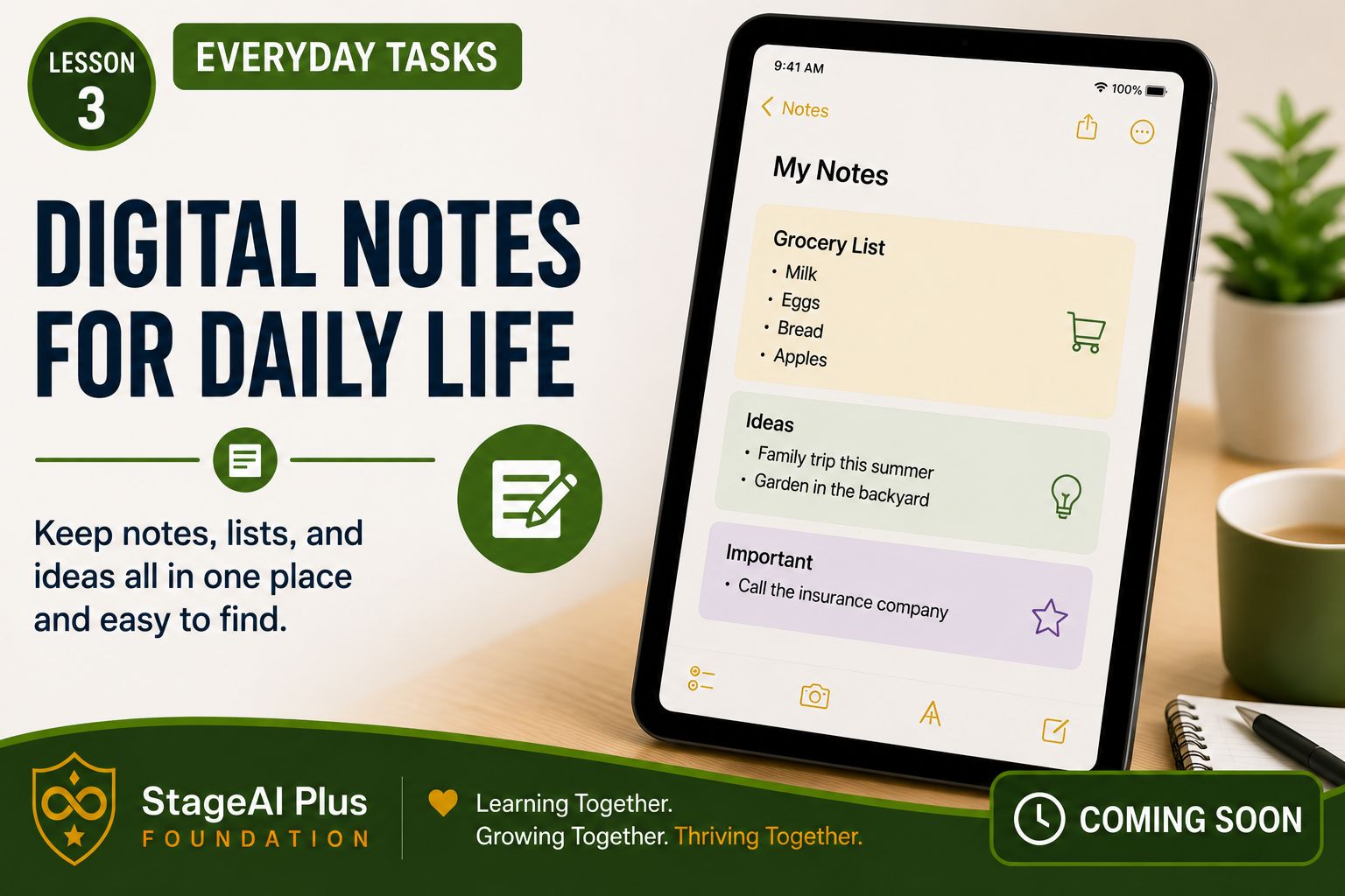 Digital Notes For Daily Life thumbnail