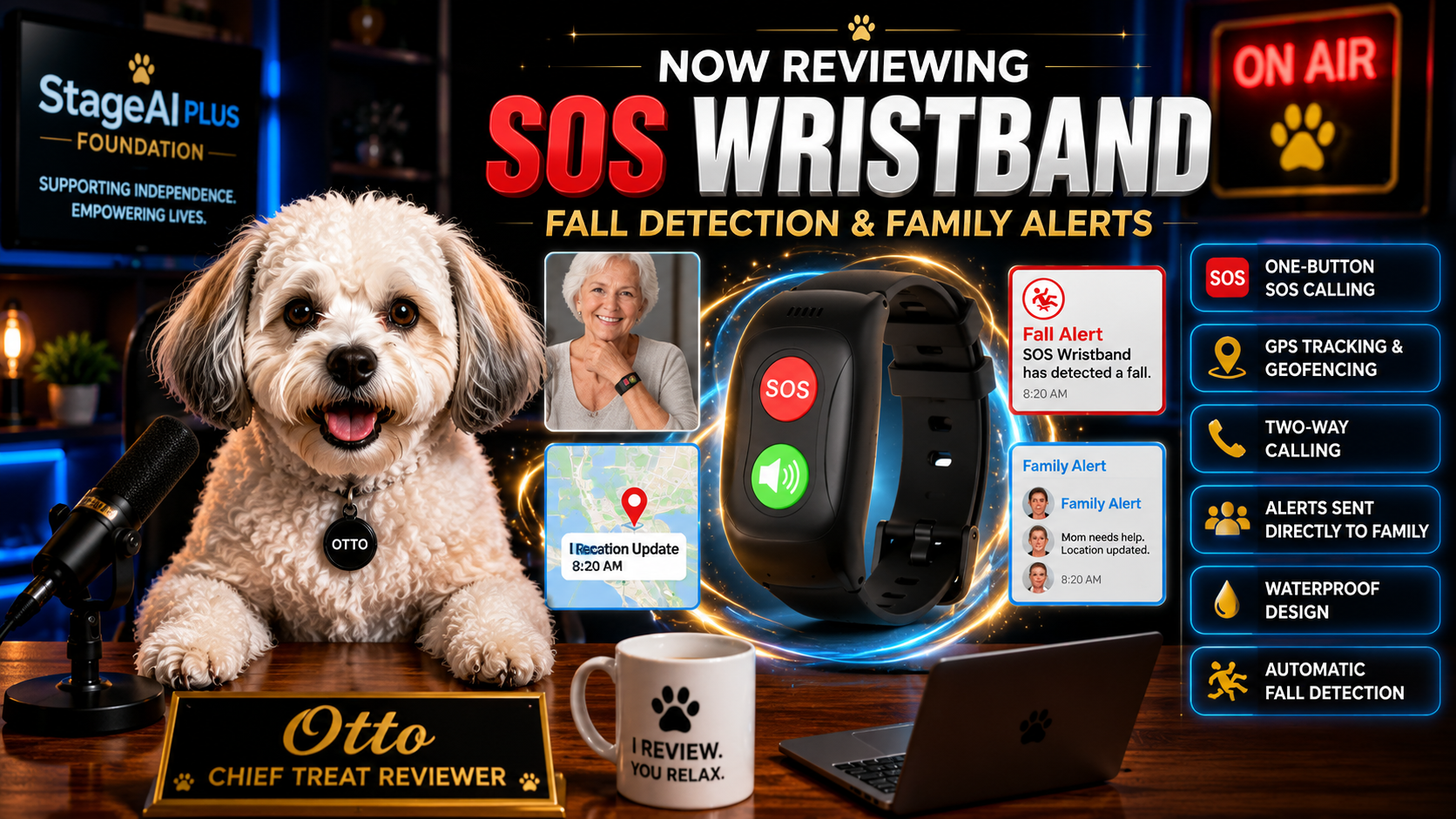 Otto reviews the Seculife SOS Wristband