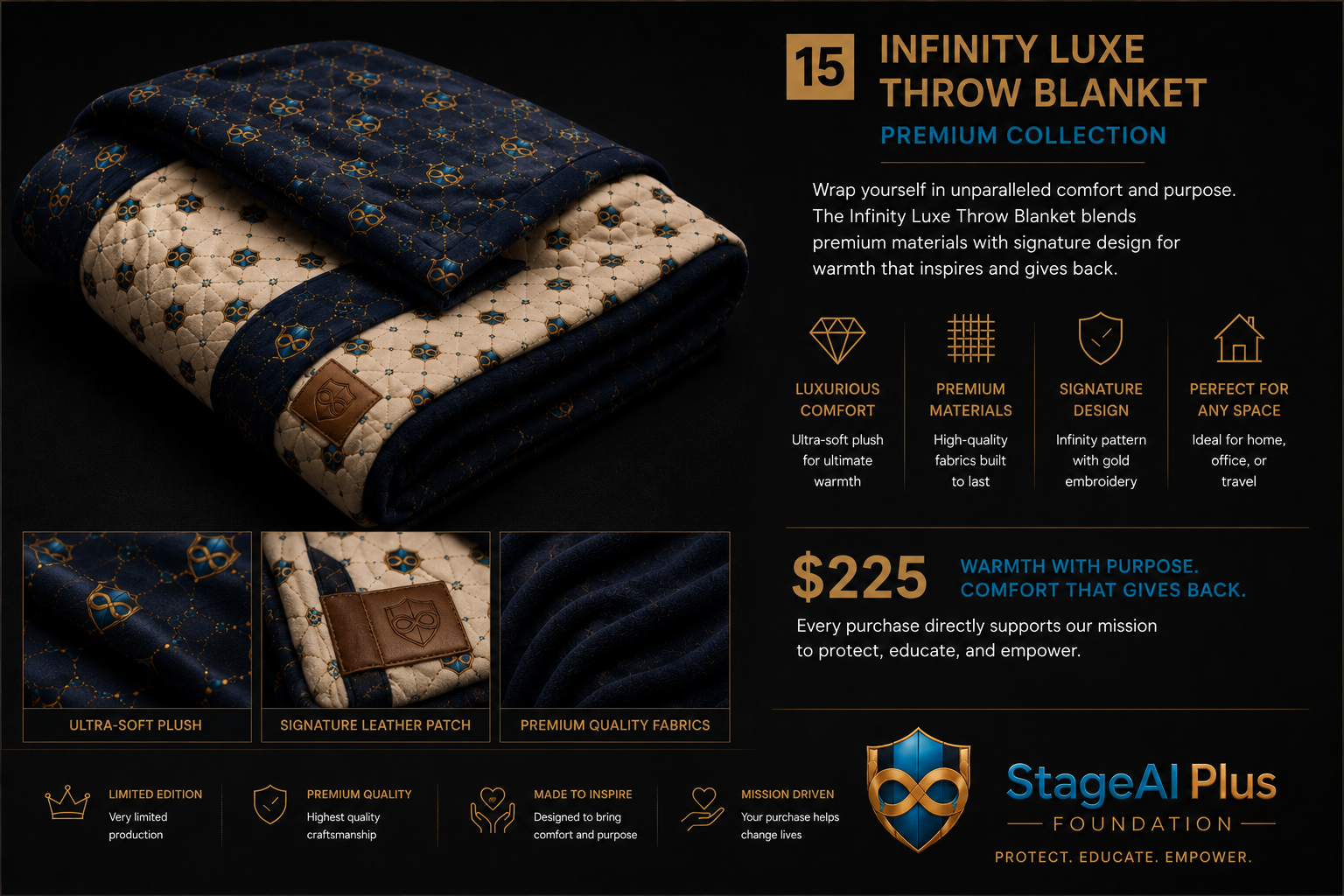 Infinity Luxe Throw Blanket