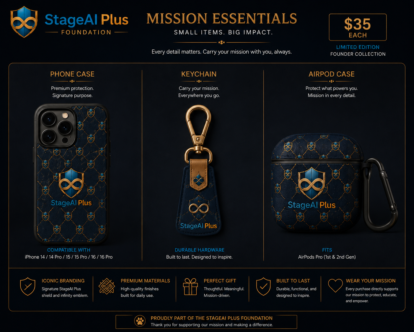 Founder Keychain