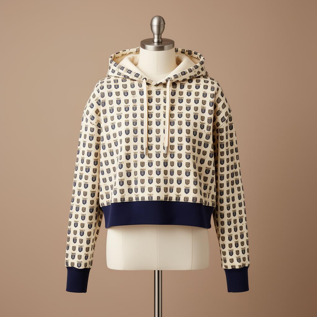 Infinity Cropped Lounge Hoodie