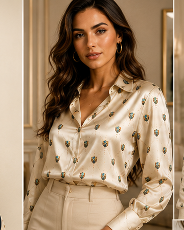 Infinity Silk Blouse
