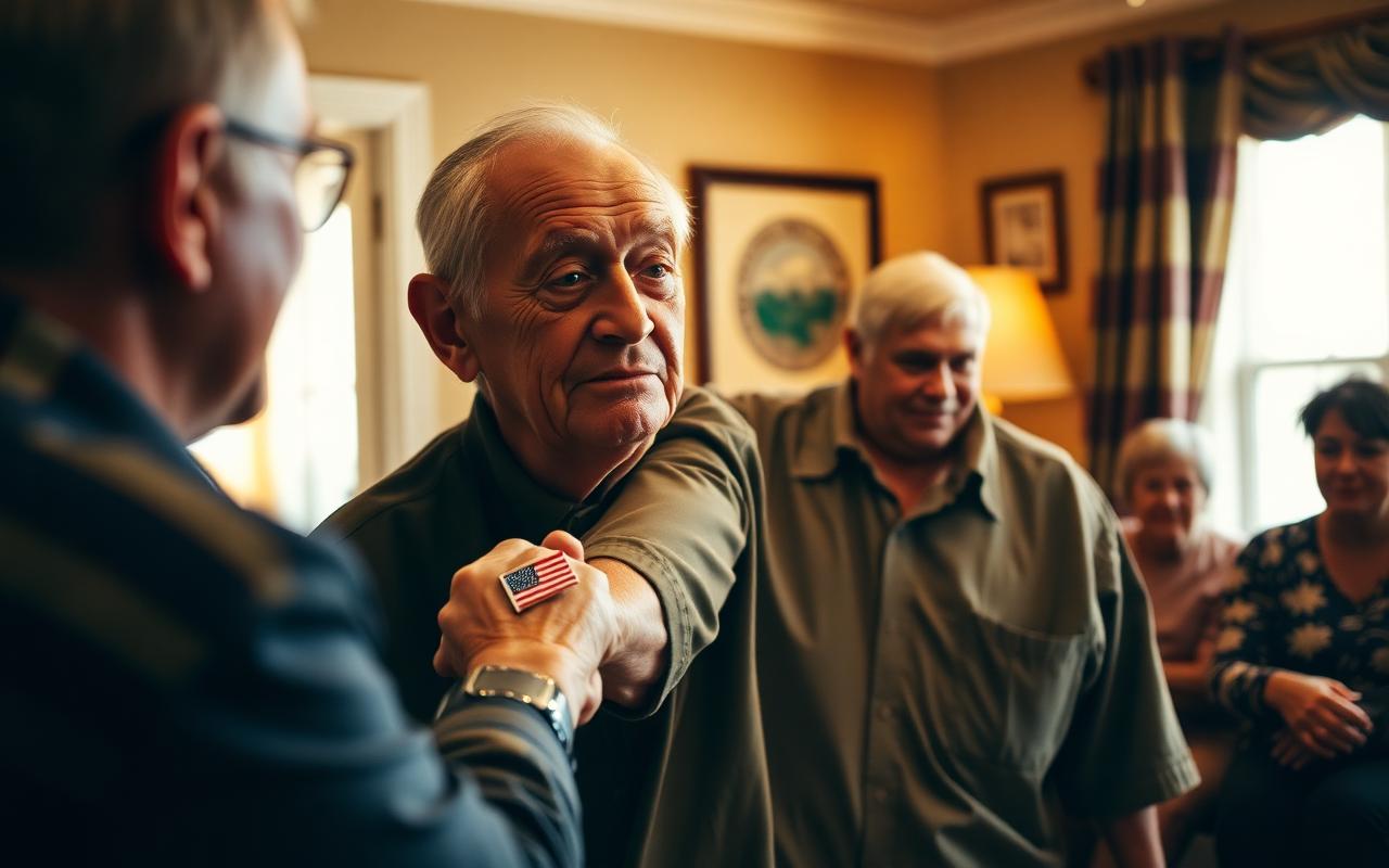 The veteran who finally heard “thank you.”